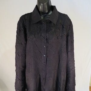 Chico's Black Long Sleeve Top